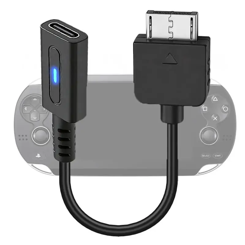 Фото Кабель USB-C PD (1/3 шт.) для контроллера Vita1000, адаптер для зарядки Type-C, светодиодный кабель-переходник для консоли PS Vita1000 №1
