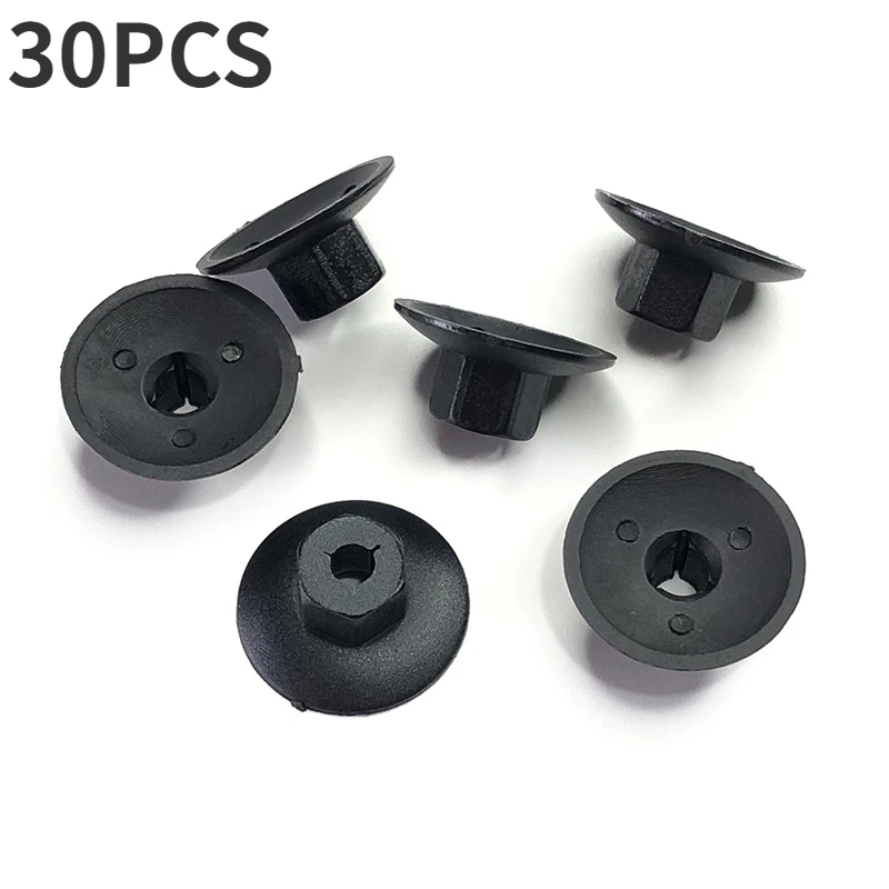 

30/50 шт. автоматические зажимы для Volvo S80 S80L S60 S40 XC90 XC60 V60, винты для брызговиков автомобиля, гайка, зажимы для крыльев, пластиковые крепежные детали