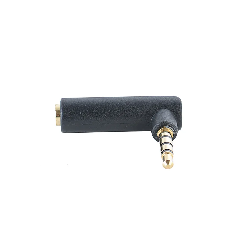 90 градусов прямоугольный 3-полюсный 4-полюсный TRRS 3 5 мм Aux аудио короткий