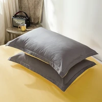 100 cotton pillowcase solid soft decorative beddings bedroom livingroom pillow cover ab version breathable envelope pillowcases