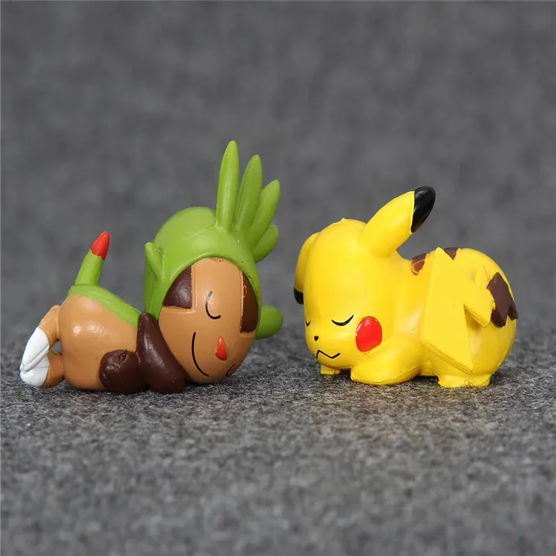 Экшн-фигурки Pokemon Kawaii глухая коробка Pikachu игрушки мистическая аниме фигурка