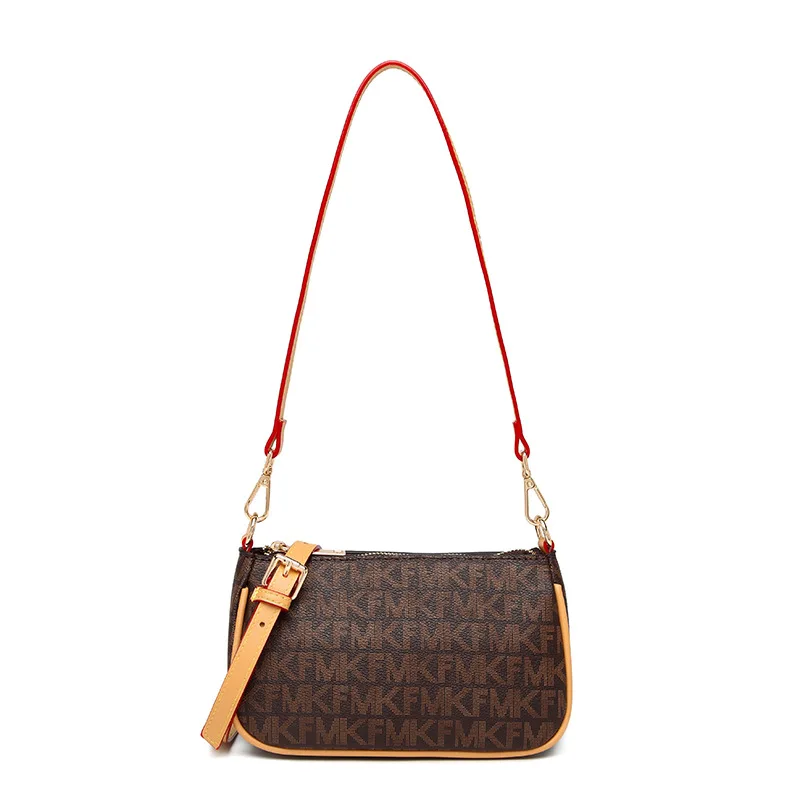 

Винтажная сумка KUROYABU с принтом MKF, многофункциональная модная трендовая маленькая квадратная сумка, Большая вместительная легкая сумка чер...