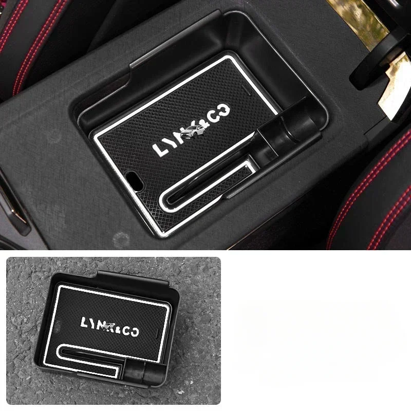 

Для Lynk & Co 01 05, подлокотник для центральной консоли, ящик для хранения, украшение, автомобильный органайзер, аксессуары для интерьера, автомобильные принадлежности
