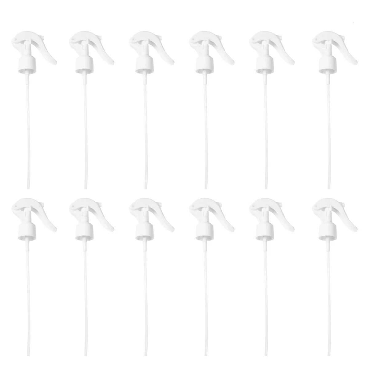 

12 Pcs Trigger Sprayer Bottle Heads Nozzles Bottles Essential Oils Tops Mist Stream Replacement Containers Fine
