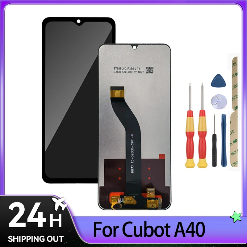 Фото Для Cubot A10 A20 A30 A40 ЖК-дисплей + сенсорный экран + рамка полная сборка запасных частей для мобильных телефонов с инструментами №4