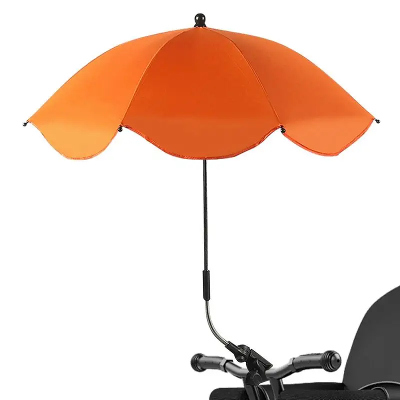 

Toddler Stroller Parasol Pram Sunshade Portable UV Protection Stroller Sun Shade Umbrella With Adjustable Clamp Sun Shade