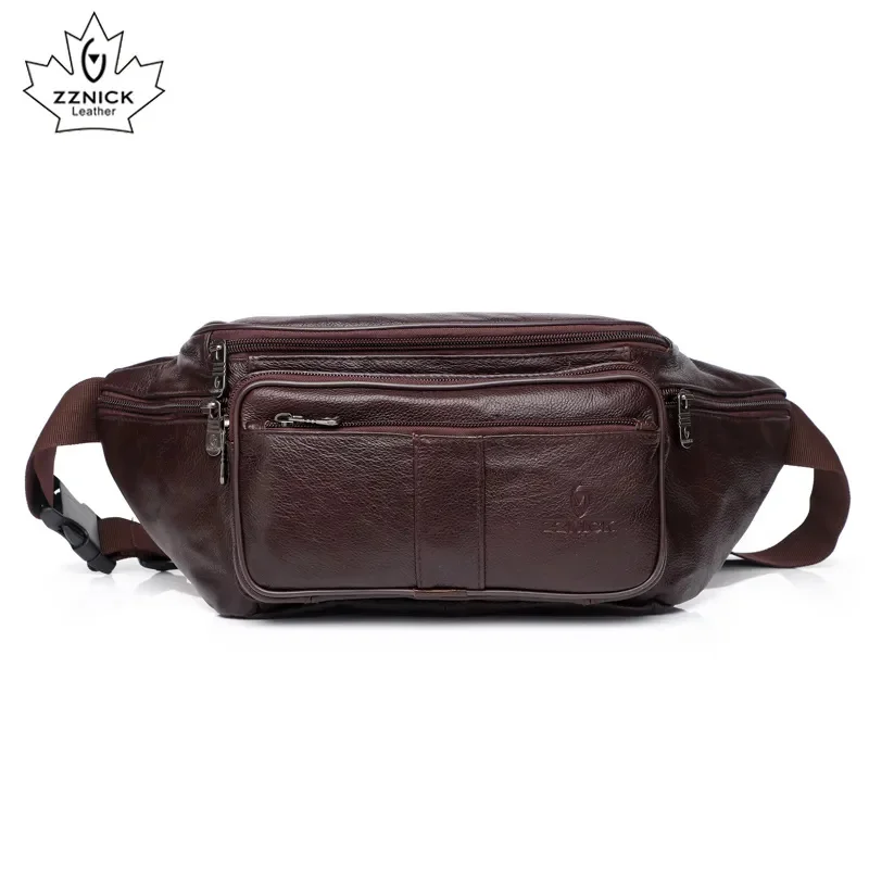 

Поясная Сумка из коровьей кожи, Забавный кошелек на пояс с цепочкой для телефона