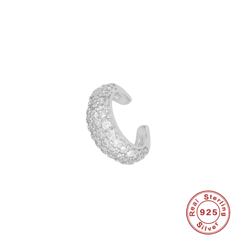 

Minimalism C Shape Geometry Clip Earrings for Women Girls Wedding Earrings No Piercing Ear Cuff 925 Sterling Silver Jewelry