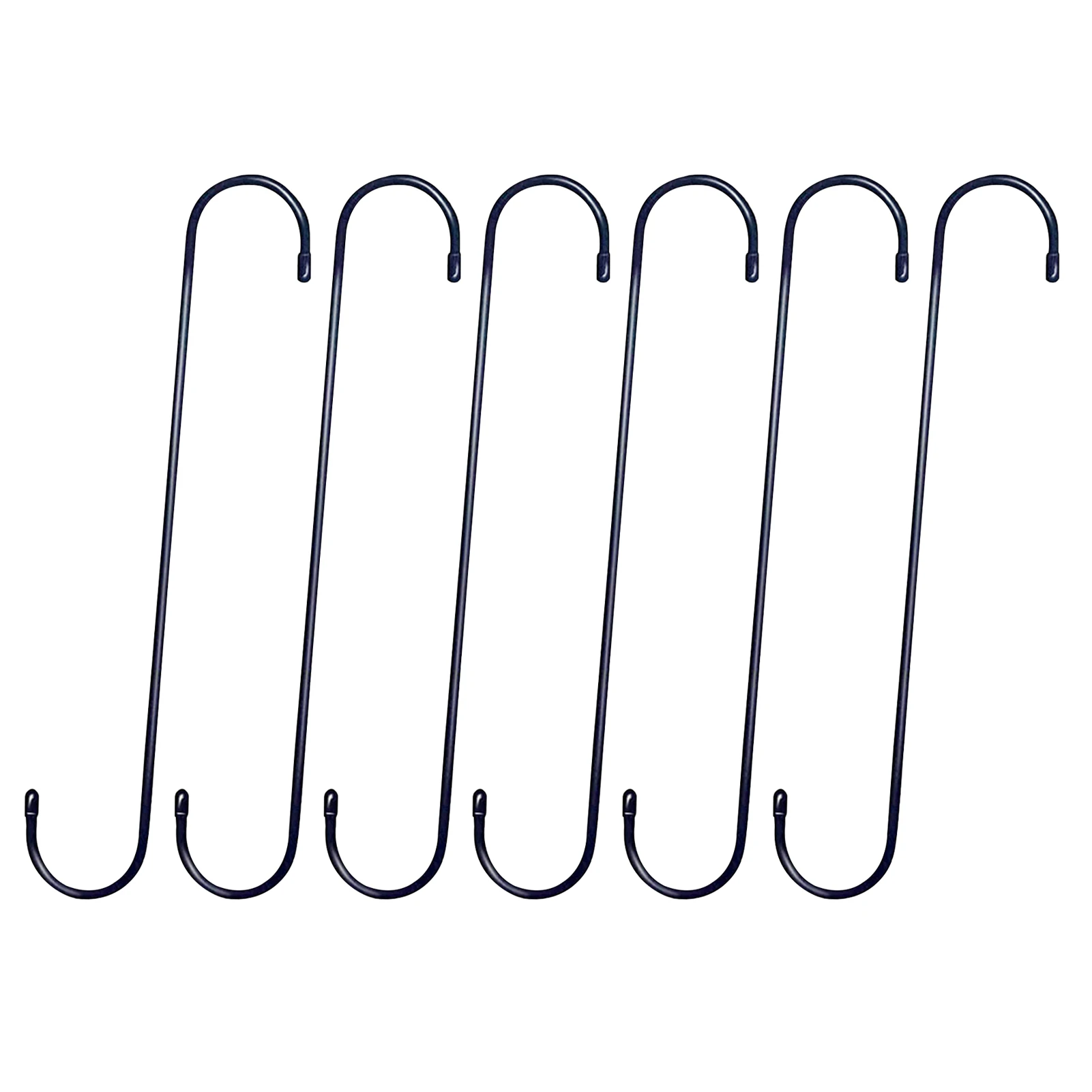 

6pcs/pack Bird Feeder Hook For Trees Heavy Duty Strong Portable S Shaped Iron Basket Outdoor Lantern Plant Pot Hanging