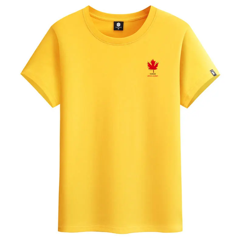 Футболка мужская с круглым вырезом модная тенниска из хлопка повседневная майка