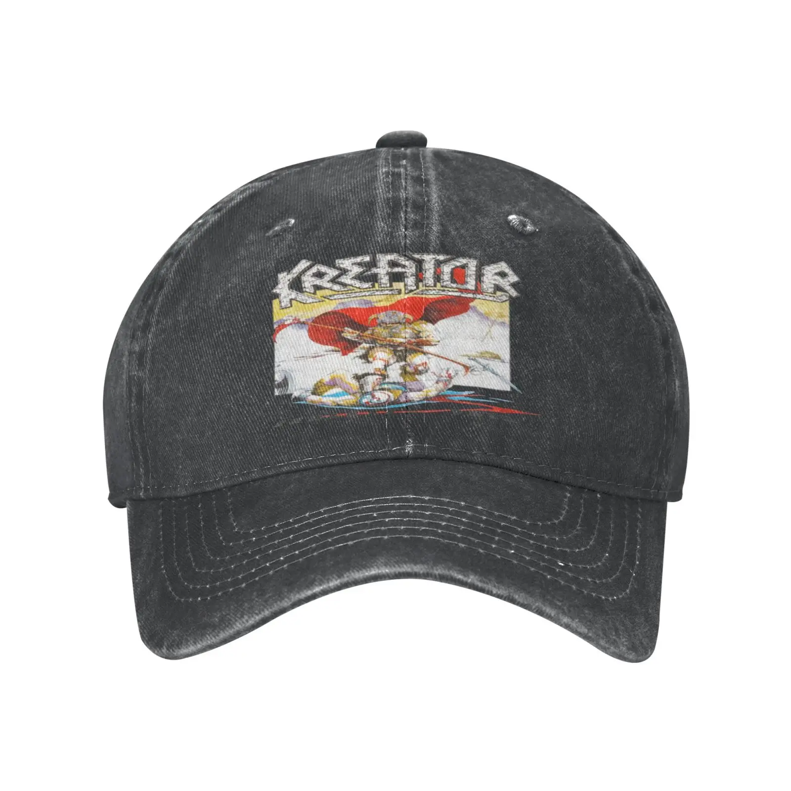 

Кепка с обезболивающим ремешком Kreator, вязаная Балаклава, шапки для женщин, шапка для девочек, зимняя шапка, мужская летняя шапка, шапка для ма...