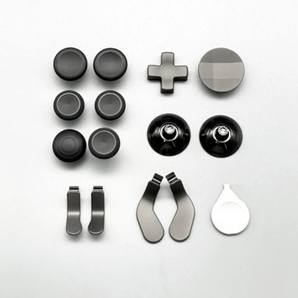 

15pcs Replacement Metal buttons for xbox one elite 2 white youth version wireless controller joystick cap Paddle Button