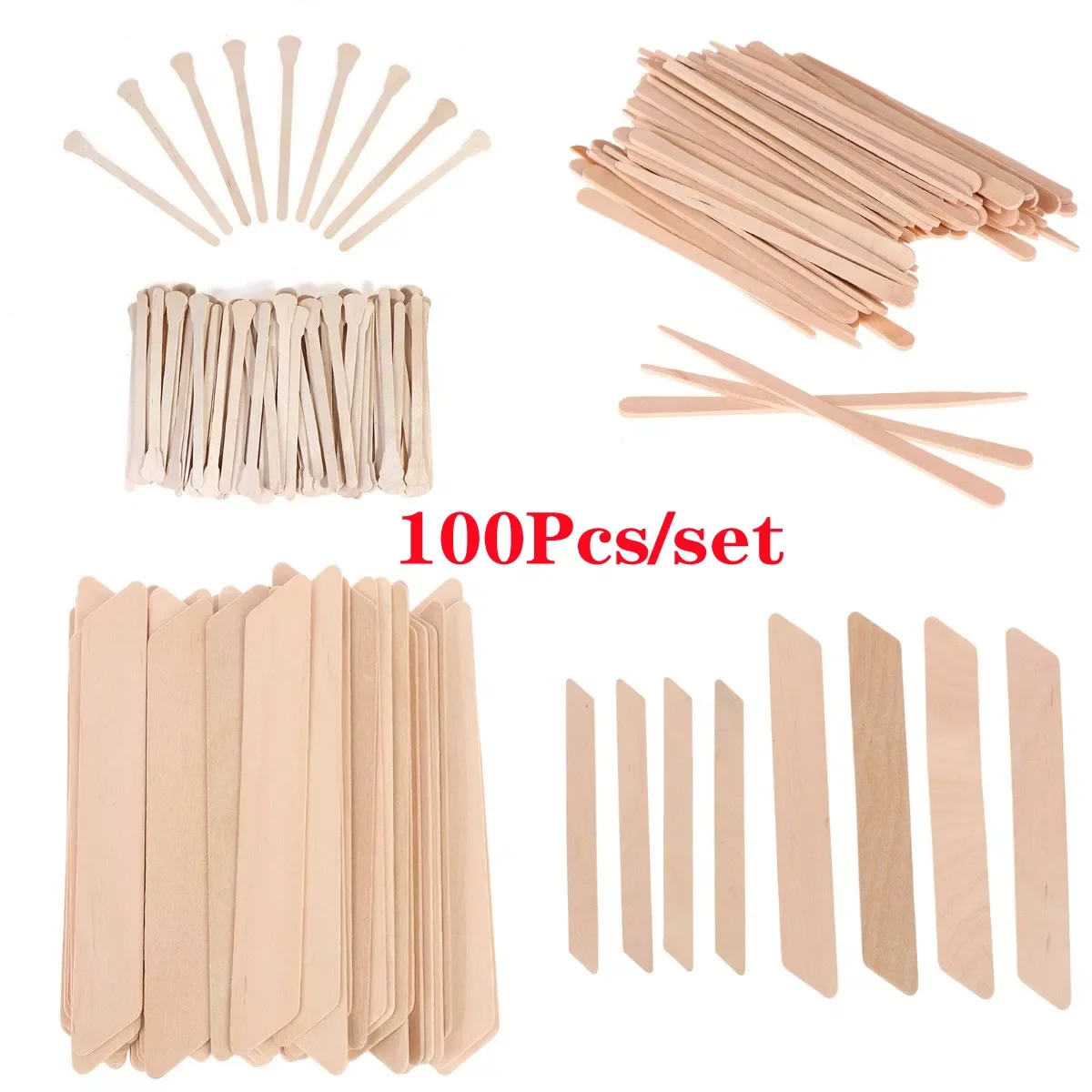 

Новый одноразовый дезинфицирующий деревянный шпатель для языка, палочка для удаления волос на теле, дезинфицирующий язык, деревянные шпате...