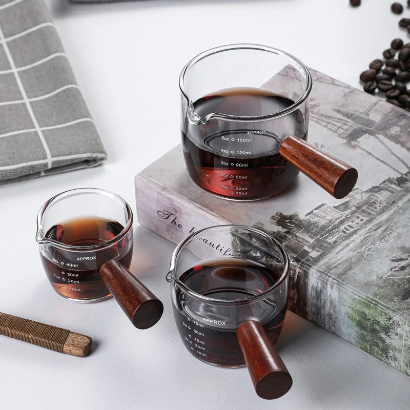 Кофейная машина кофейная чашка 40 мл/75 мл модная маленькая стеклянная для молока