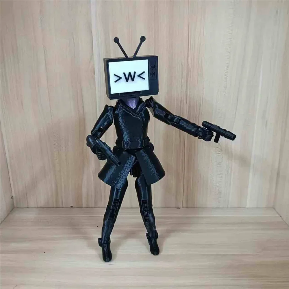 

Фигурка Skibidi TV Man из пластика