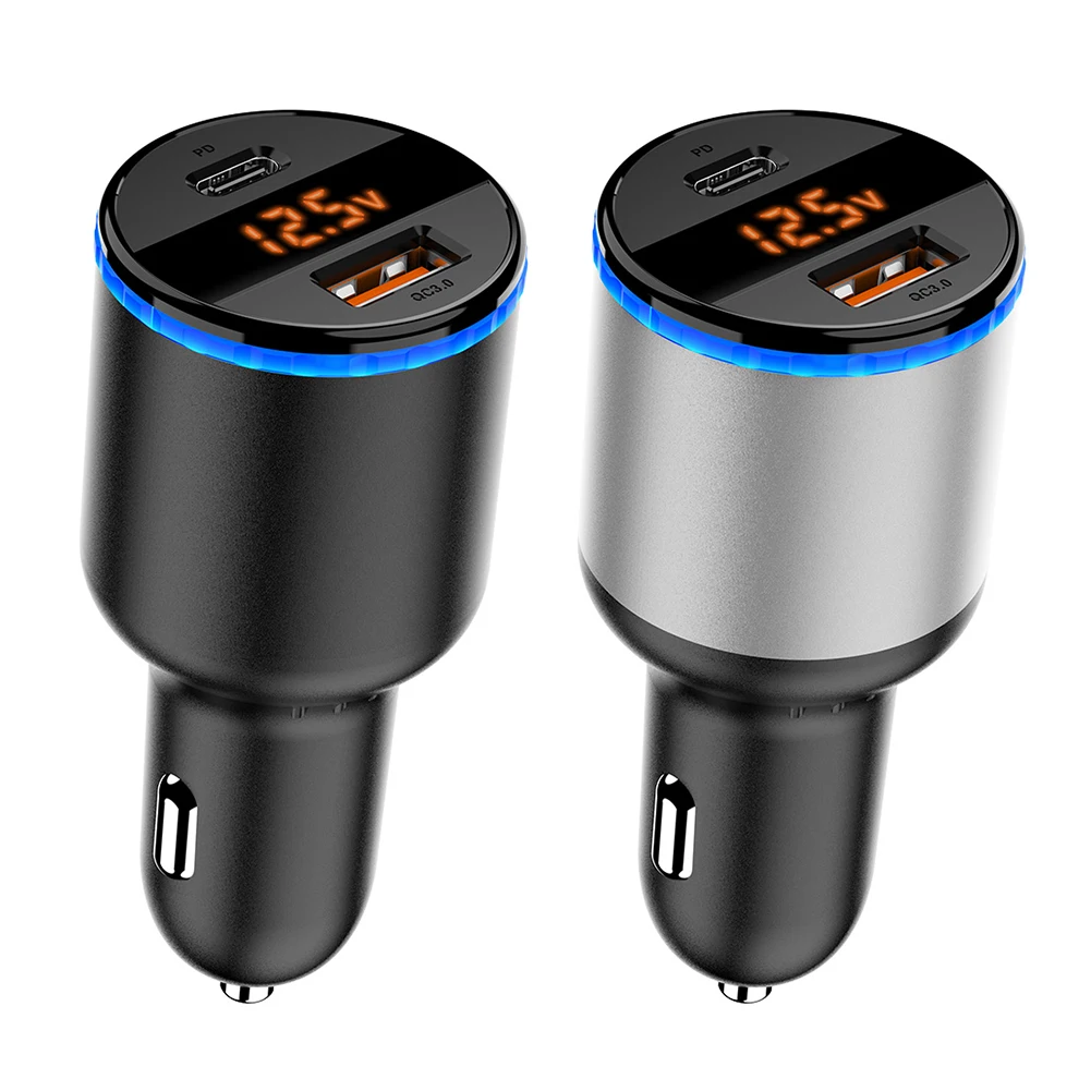 

PD65W + Автомобильное зарядное устройство с двумя USB-портами
