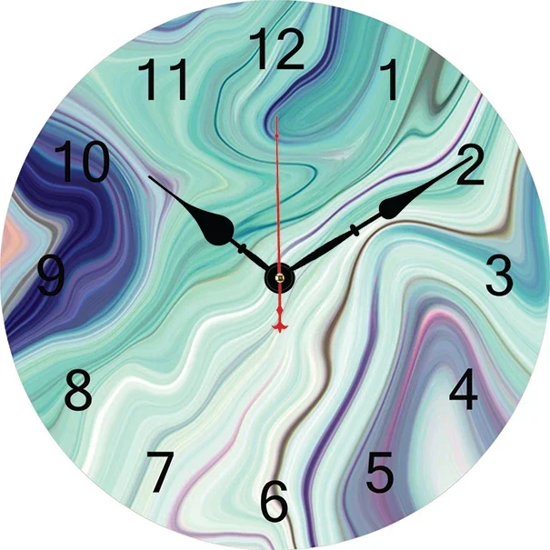 Настенные часы с абстрактным рисунком современные дизайнерские украшения для