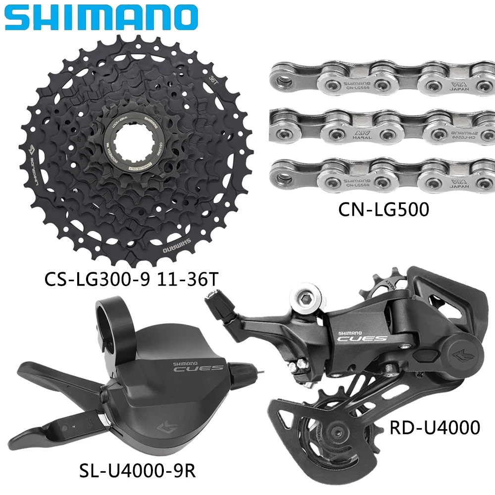 9-скоростной переключатель передач SHIMANO сигналов U4000 задний для горного