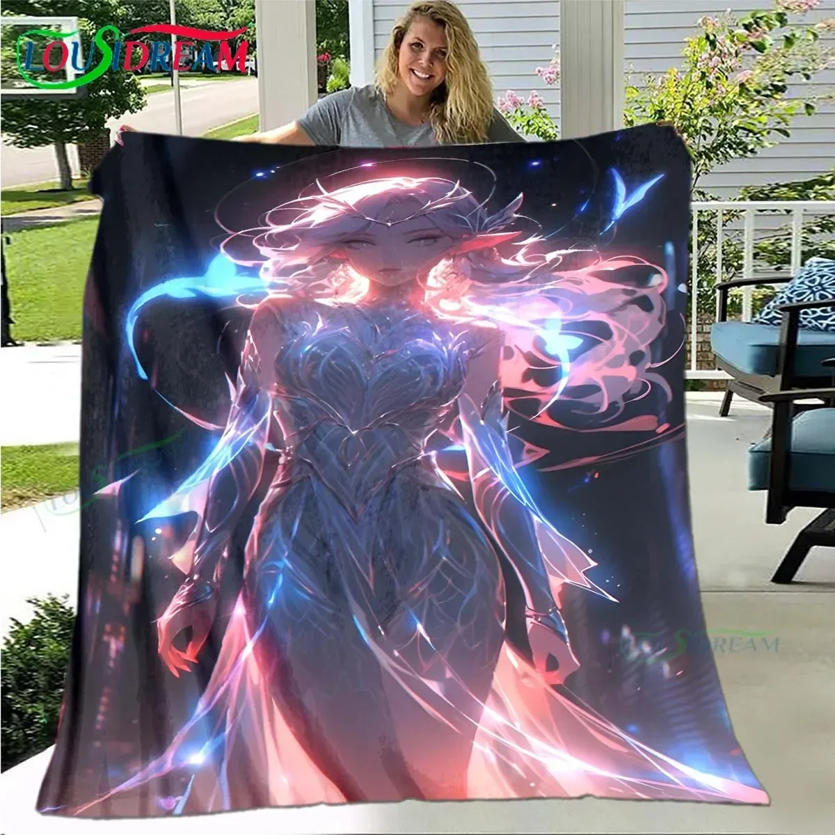 Четырехсезонное одеяло с принтом русалки чехол для дивана дорожная кровать