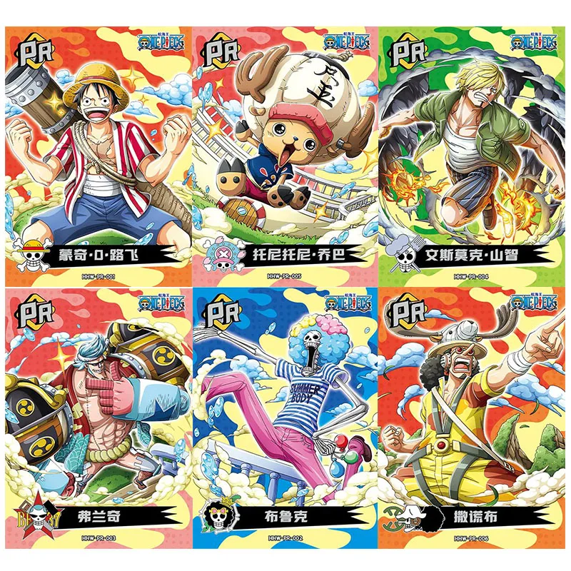

Anime ONE PIECE Hot stamping PR flash card Luffy Zoro Nami Robin Usopp Collection Game Toy Solitaire Christmas birthday present