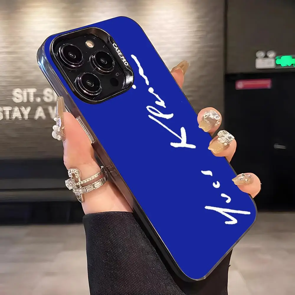 Фото Чехол для телефона Yves Klein Blue для iPhone 17 Pro Max 16 15 14 13 11 12 Mini Xs Xr 8 Plus Se, цвет серебристый №3