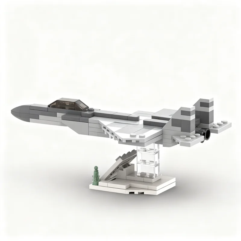 Набор для сборки модели самолета McDonnell Douglas F-15 Eagle ВВС США, 153 детали, конструктор MOC Creator Designer, архитектурная модель, идеальный подарок на Рождество, игрушка (art.: 3920dc7be08b4) - 3920dc7be08b4