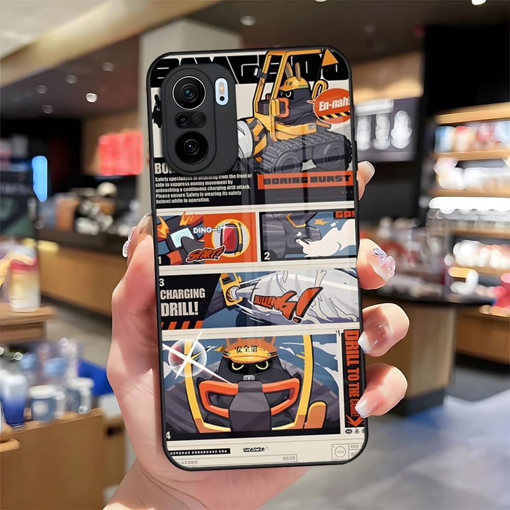 Zenless Zone Zero Bangboo ZZZ телефон для Redmi 13 12 13c 12c Note Pro Plus 11 10 12s 11s чехол из закаленного