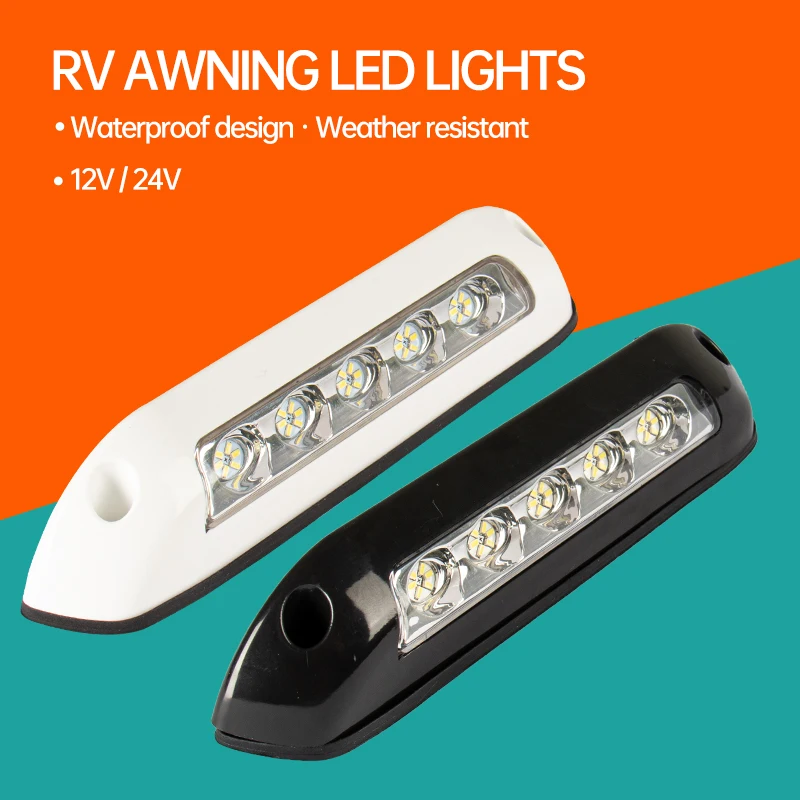 RV retrofit outdoor lighting porch lights awning lights display wide lights outdoor LED lighting 12V24V universal RV Accessories