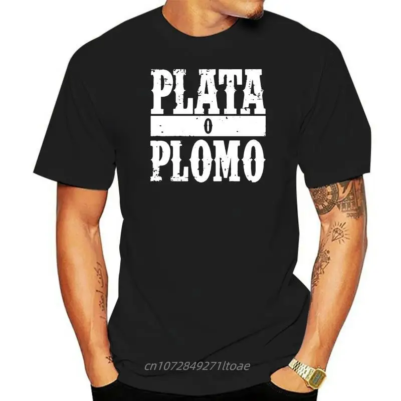 

Tee Shirt Design Buy 2022 Plata O Plomo Pablo Escobar Silver Or Lead Online T Shirt Buy Where To Buy T-Shirt Online