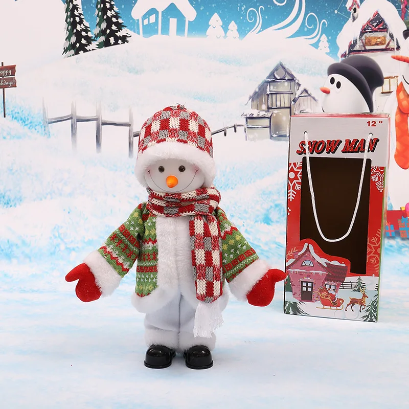 

Рождественские украшения, рождественские электрические снеговики, детские игрушки, Рождественская сцена, дизайн, снеговик, украшения, рожд...