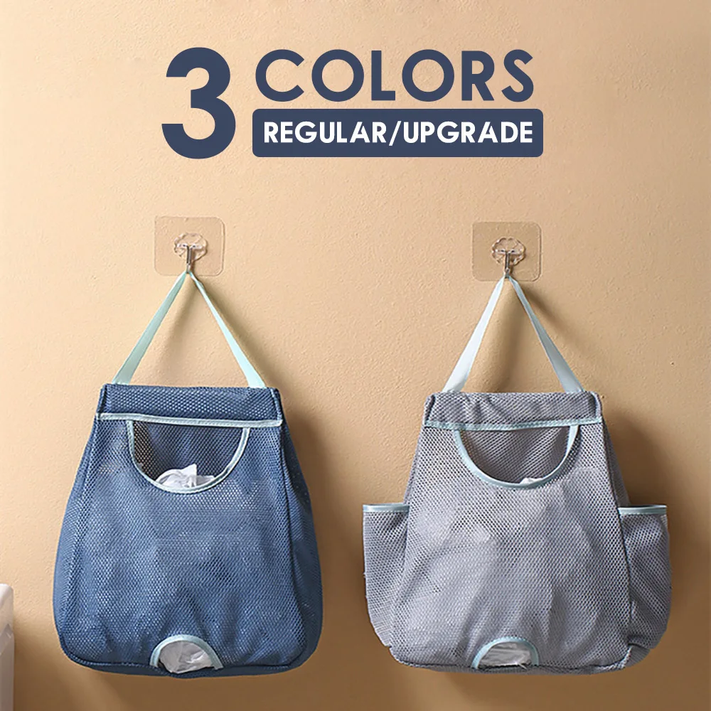 

2022 Kitchen Garbage Bag Storage Box for Plastic Bag Wall Hanging Bag