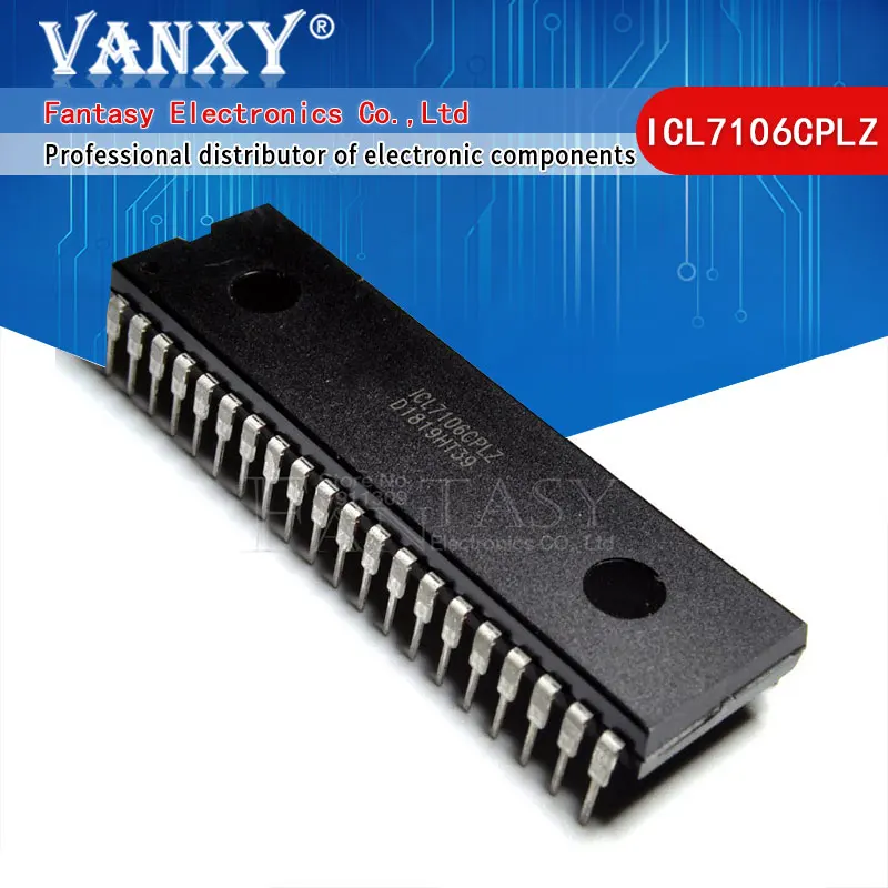 ICL7106CPLZ DIP40 ICL7106 DIP 7106CPLZ DIP-40 ICL7107CPLZ ICL7106CM44 ICL7106 ICL7107CM44, 2 шт.