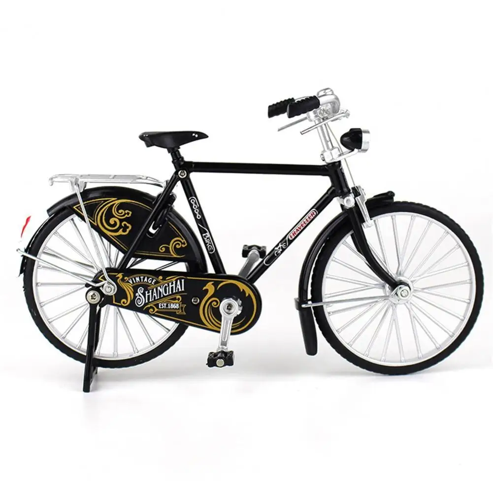 

Anti-oxidation Useful Fine Workmanship Metal Bicycle Art Ornamental Bicycle Art Sculpture Delicate for Table