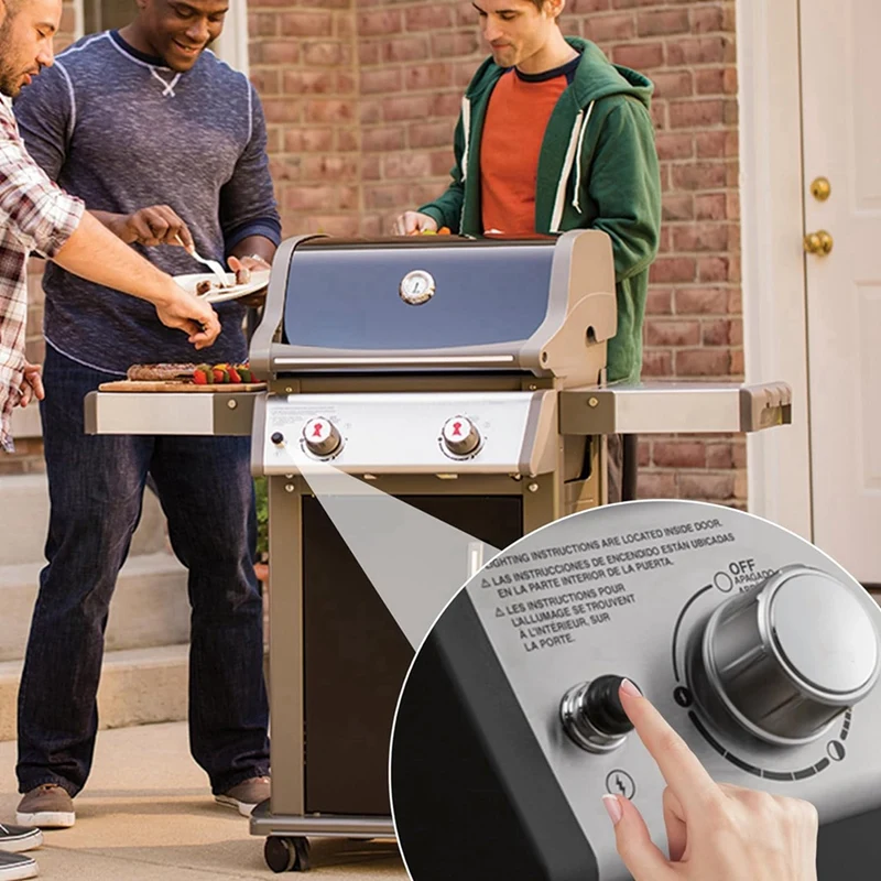 Зажигатель гриля Замена кнопки для Weber 7642/7643 Spirit E/S-210 215 220 310 315 320 330 газовые грили