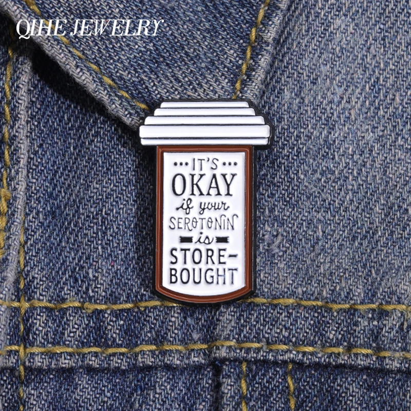 

Cute Quote Tips Alloy Note Enamel Pin Creative Badge Backpack Hat Jewelry Custom Lapel Accessories Wholesale Friends Women Gift