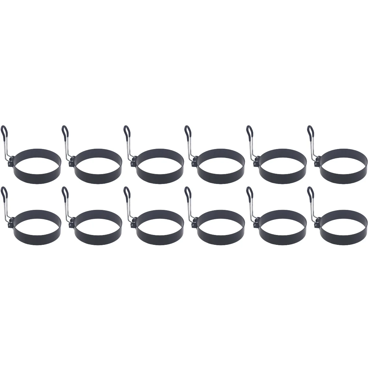 

12 Kitchen Fried Egg Molds Egg Cooking Rings DIY Egg Frying Rings Kitchen Tools