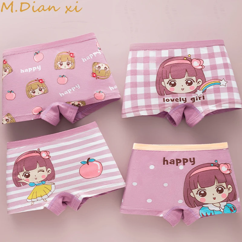 4 шт./партия детские трусы-боксеры |