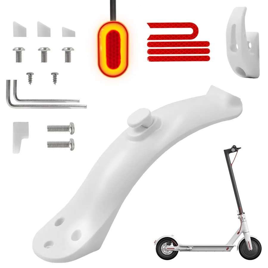 

For Xiaomi M365 Pro Scooter Rear Mudguard Bracket Electric Scooter Mud Fender Guard Skateboard Fenders Accessories