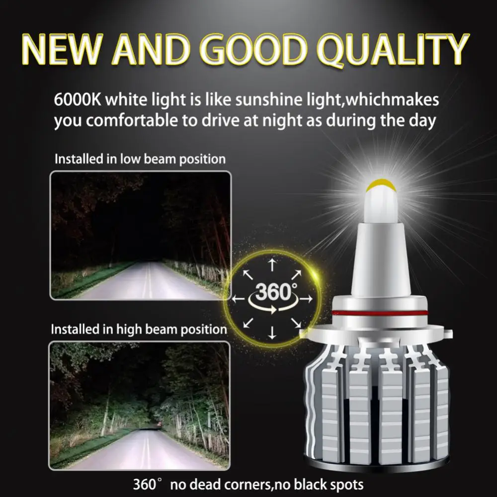 

9012 Quartz Headlights High Bright Spotlight Matrix Led Headlights Ip68 Ideal Beam Laser Headlights Car Accessories