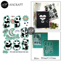 ahcraft panda metal cutting dies for diy scrapbooking photo album decorative embossing stencil seal
