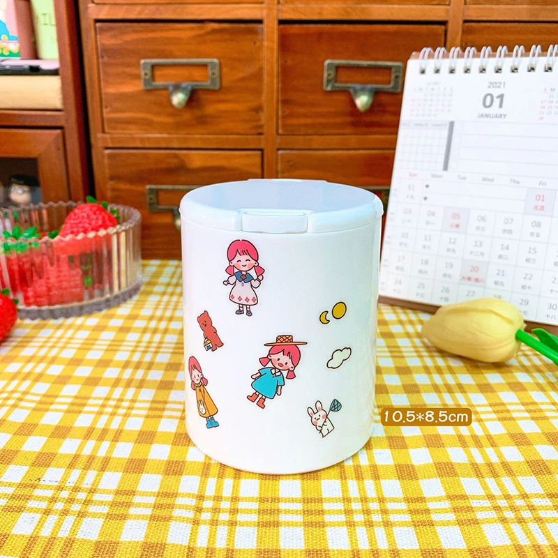 

1 piece of ins Japanese simple cosmetic storage box mini press stationery storage girls headdress hair accessories storage