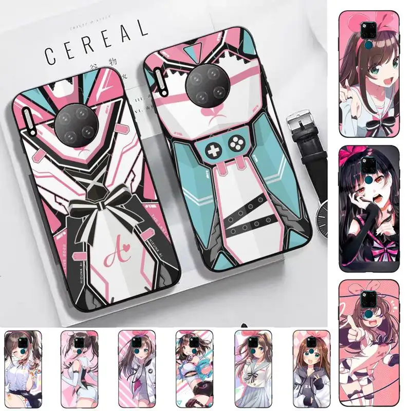 

FHNBLJ Kizuna Ai Phone Case for Huawei Mate 20 10 9 40 30 lite pro X Nova 2 3i 7se