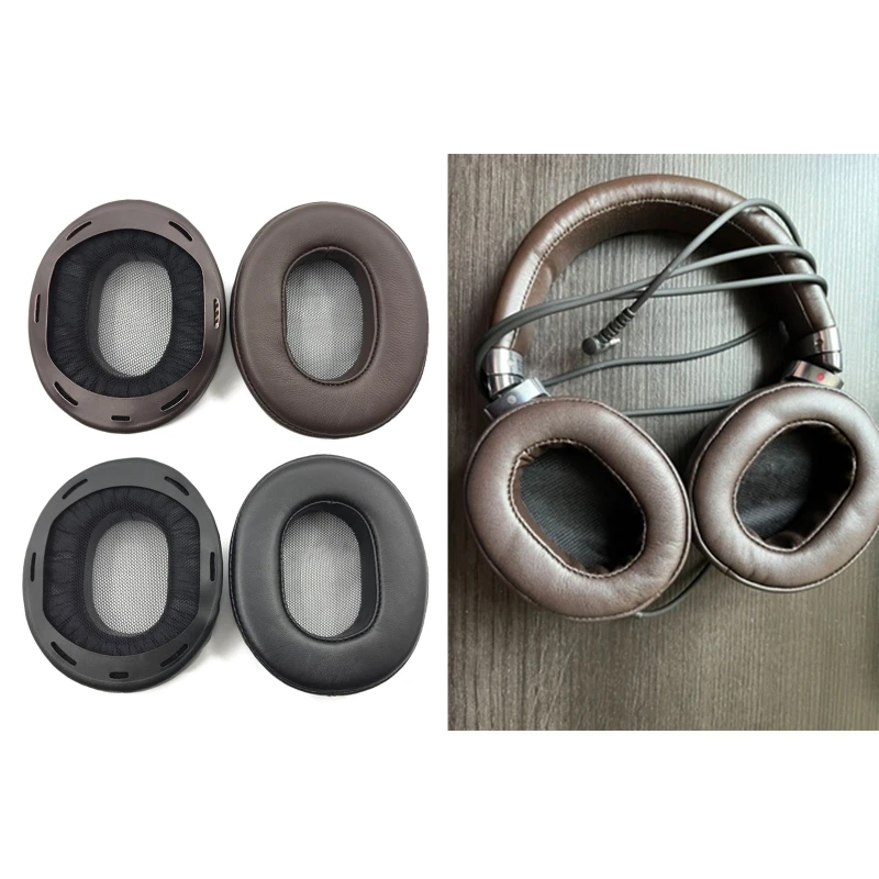 

Comfortable Leather Ear Pads Compatible with MDR-1A 1ADAC Earphone Cushion Headset Sheepskin Earpads Accessories DXAC
