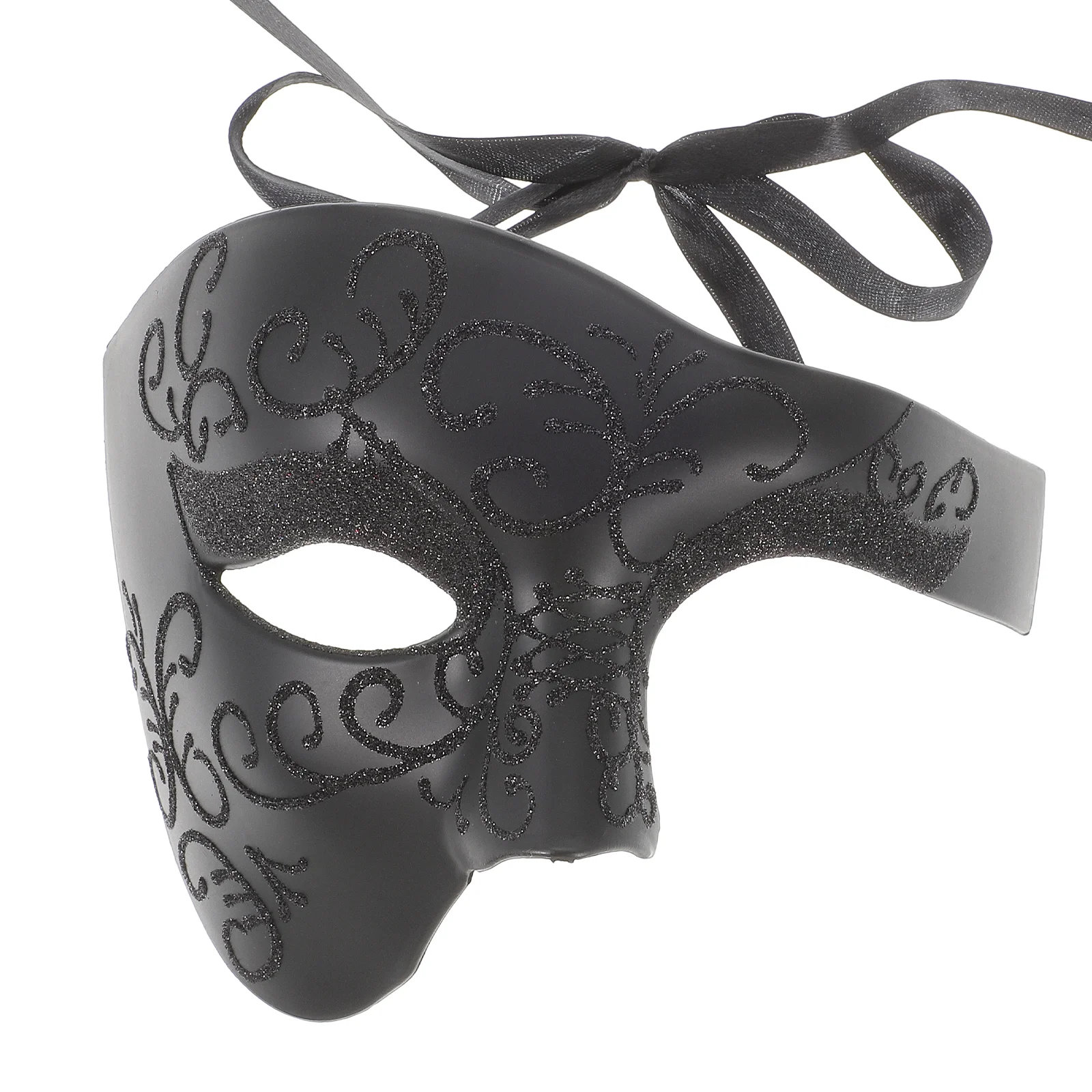 

Men Masquerade Mask Halloween Half Face Mask Adults Men Cosplay Mask Prop
