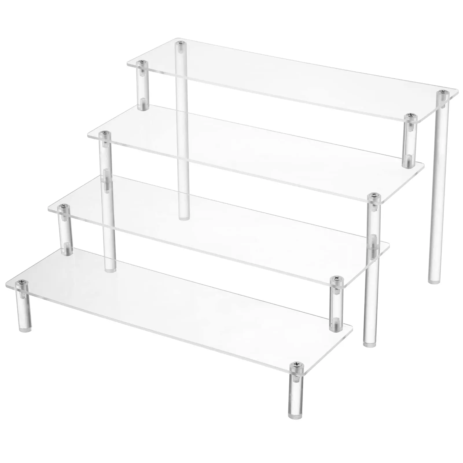 

Acrylic Display Riser for Amiibo Funko POP Figures，Cupcake Stand,Cosmetic,Nail Polish Model,Clay Doll,Jewelry for Display Shelf