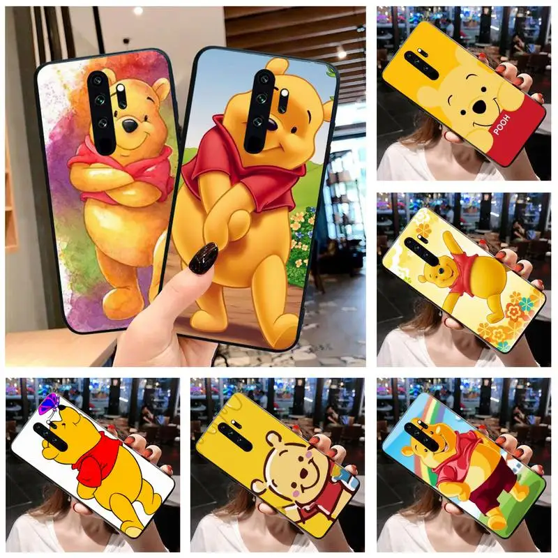 

Disney Winnie The Pooh Series Phone Case For Redmi 9A K20 K30 K40 Note 11E 11S 11 10 9 Pro Silicone Soft Cover