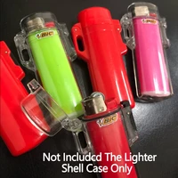 fashion durable reusable case outside armor cover outdoor waterproof plastic lighter protect box lighter accessory for bic j3