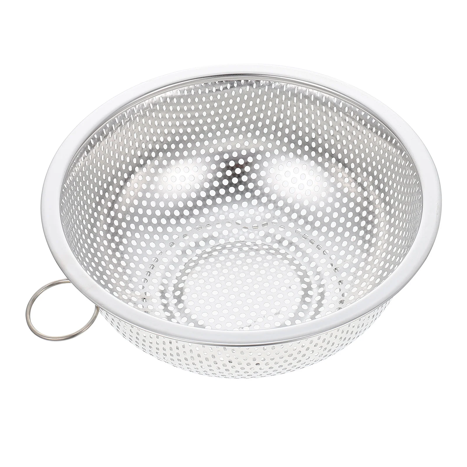 

Basket Strainer Washing Bowl Colander Rice Fruit Steel Mesh Stainless Vegetable Kitchen Draining Drain Metal Strainers Cleaning