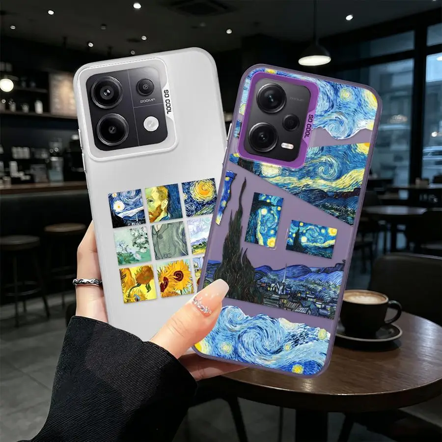 Фото Чехол «Звездная ночь» Ван Гога для Xiaomi Redmi Note 15 11 12 Pro Note 13 14 Pro Plus 11s 12s, задняя крышка для телефона №4