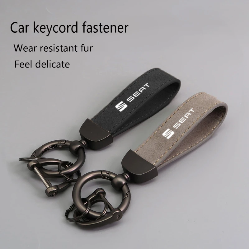 

Кожаный Автомобильный брелок для ключей ручная работа Веревка Простой брелок кольцо для ключей креативная личность для мужчин и женщин на ...